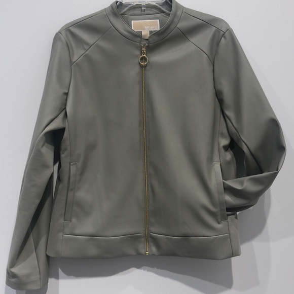 MICHAEL Michael Kors Jackets & Blazers - NWT MICHAEL Michael Kors vegan leather jacket L